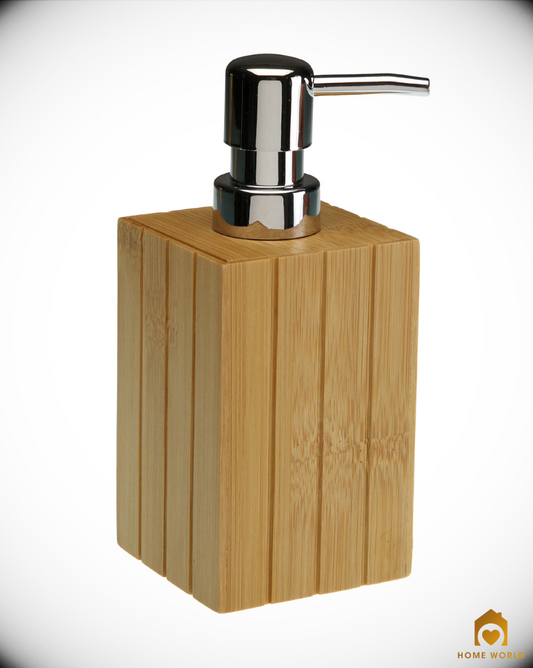 Dispenser sapone per bagno in legno