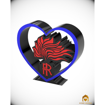 Logo Carabinieri avvolto da un cuore