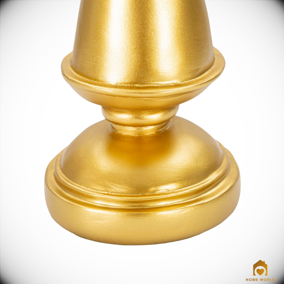 Re scacchi oro e nero - cm Ø 11 x 32,5