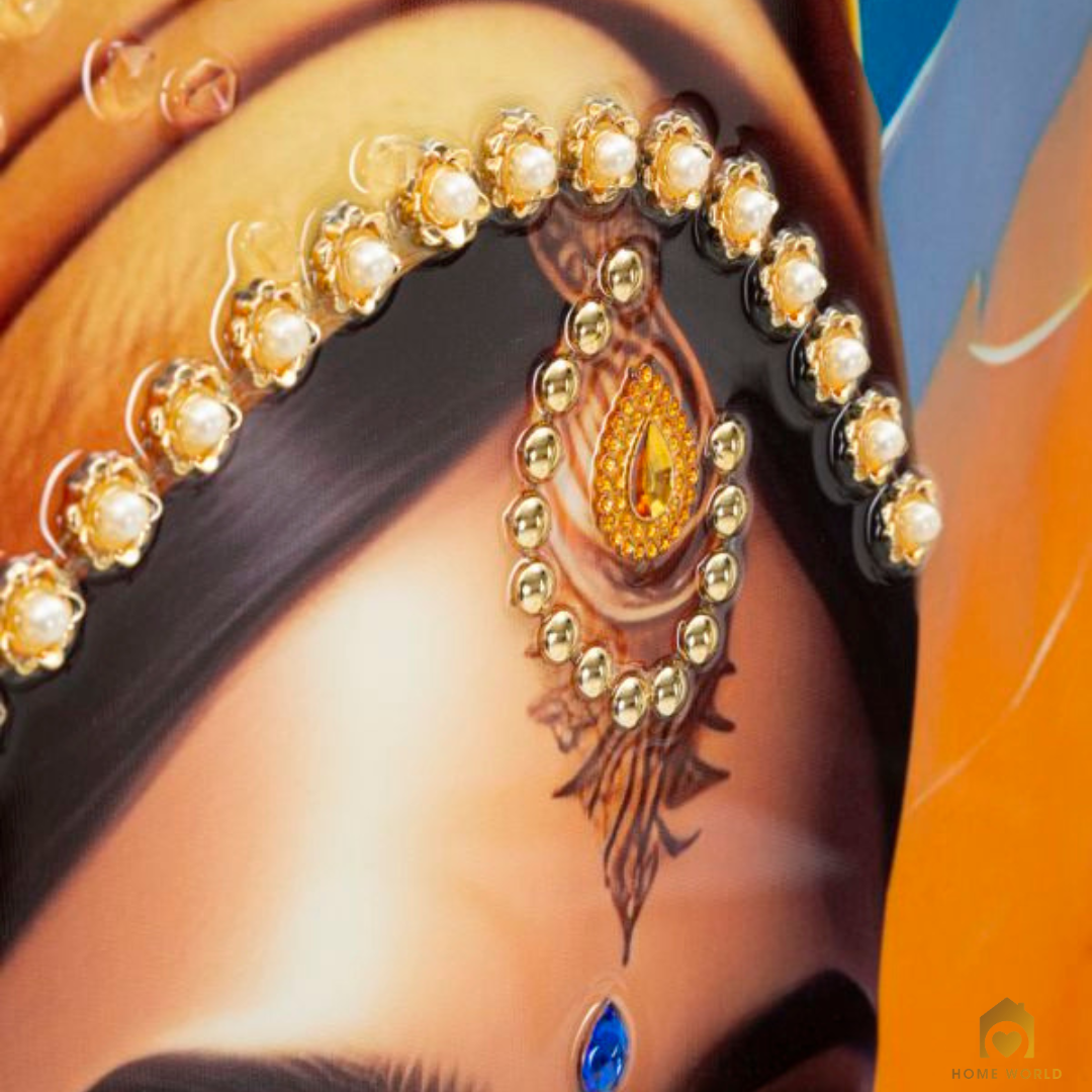 Quadro Dipinto su tela Donna con turbante B